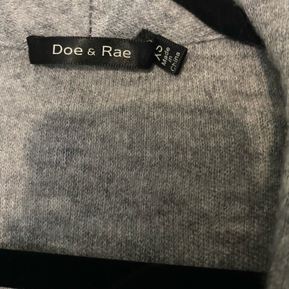 #39 Doe And Rae Block Color Cardigan Size Xtra Sm… - image 4